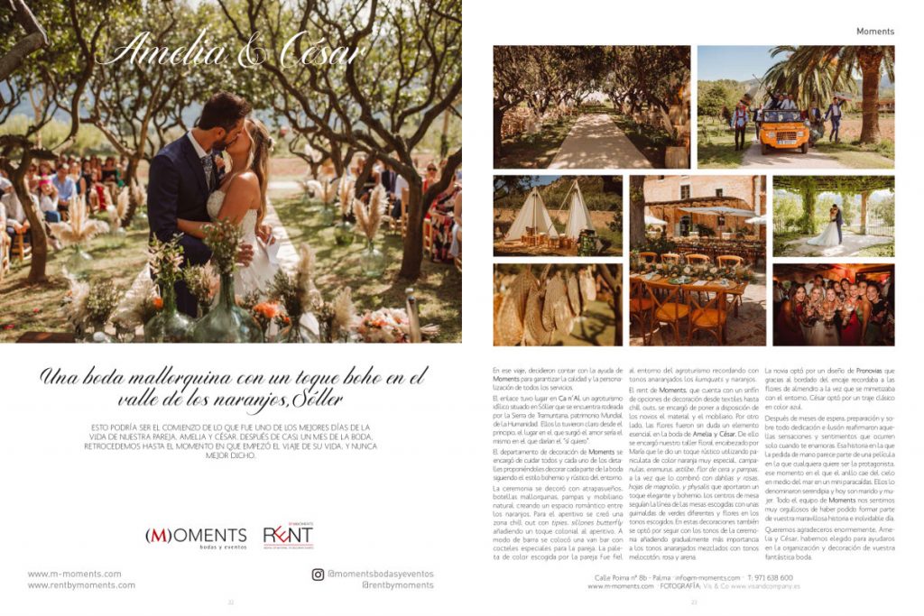 Revista Tu Boda en Mallorca #36 - Moments